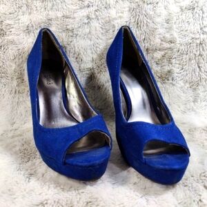 Candie's Blue Women's Heels Shoes Size 9